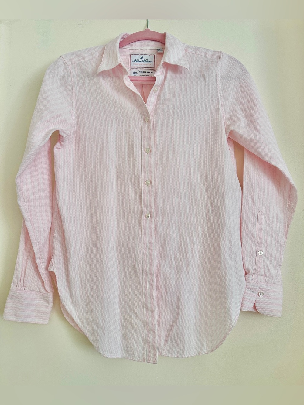 Brooks Brothers Pink Button-Down Shirt for Kids